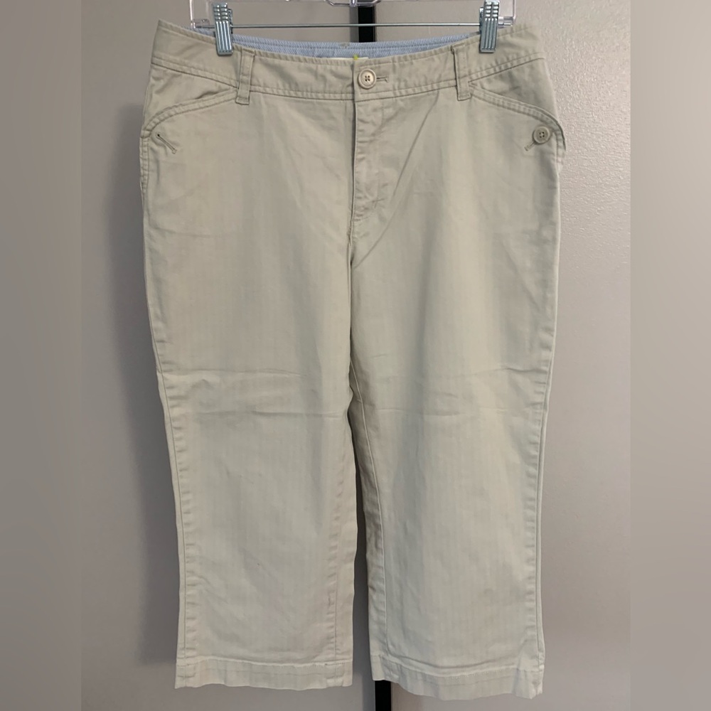 Coldwater Creek Tan Capri Pants